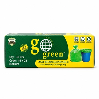 Go-G.G-Bag Green{17X19}30Pc