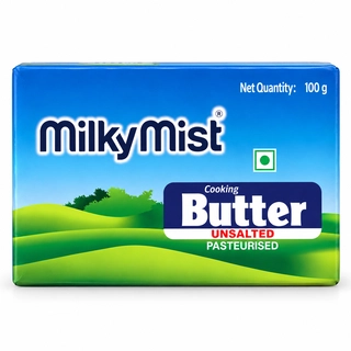 Milky Mist Butter Unsalted 100Gm