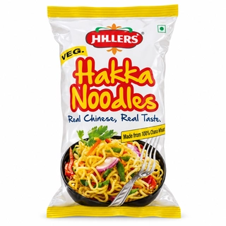Hillers Nodls.Veg Hakka 150Gm