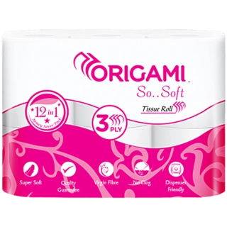 Tissue Roll 3Ply 12Pack