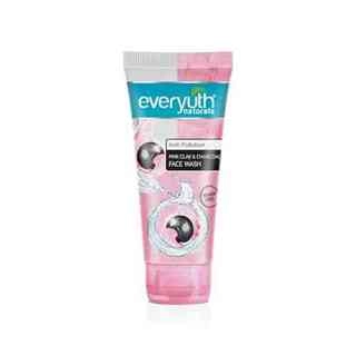 Everyuth Anti Pollution Pink Clay & Charcoal Face Wash 50Gm