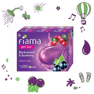 Gel Bar Blackcurrant & Bearberry 125Gm*4N