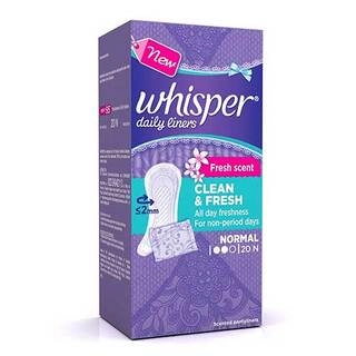 Daily Liners Clean & Fresh Panty Liners 20N