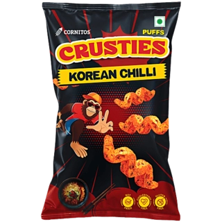 Crusties King Curry Bean Snacks 50Gm