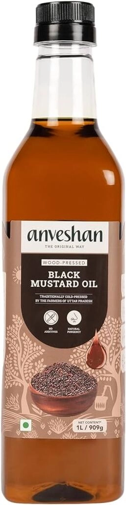 Pressed Black Mustard Oil 1 Ltr