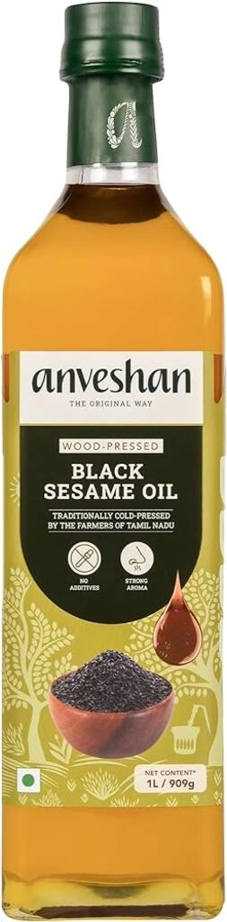 Wood Pressed Black Sesame Oil 1Ltr