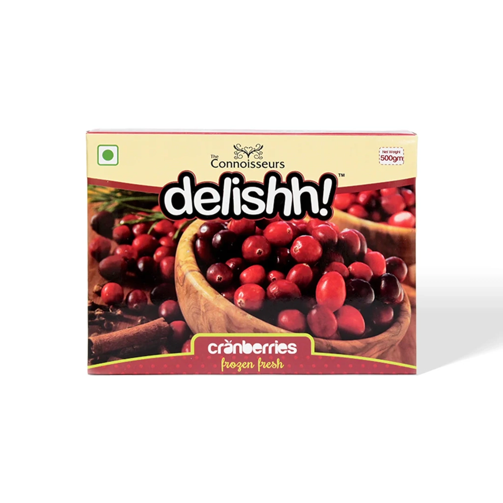 Delishh Cranberry Frozen Fresh 500gm