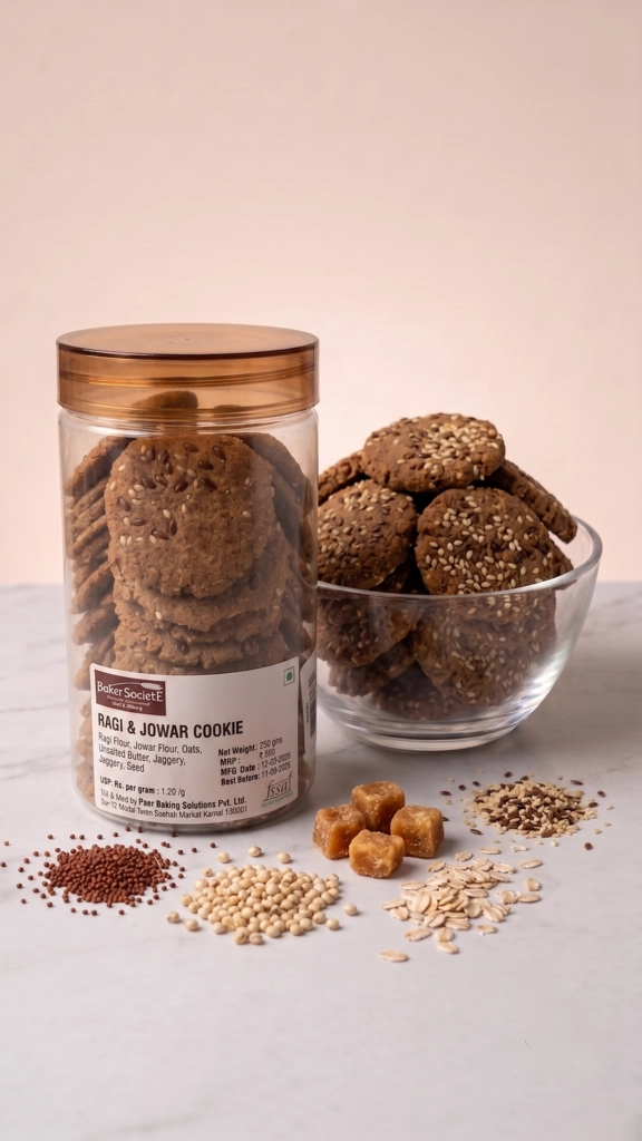 Raagi and Jowar Cookies 250gm
