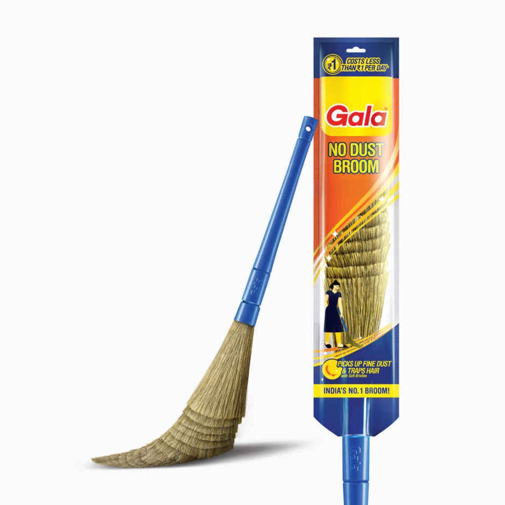 Gala No Dust Broom 2in1