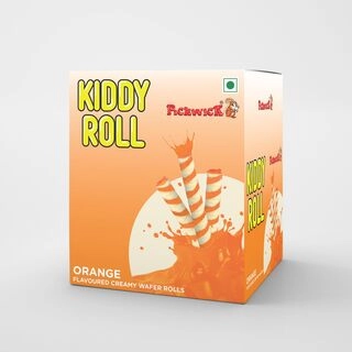 Pick Wafer Roll Orange