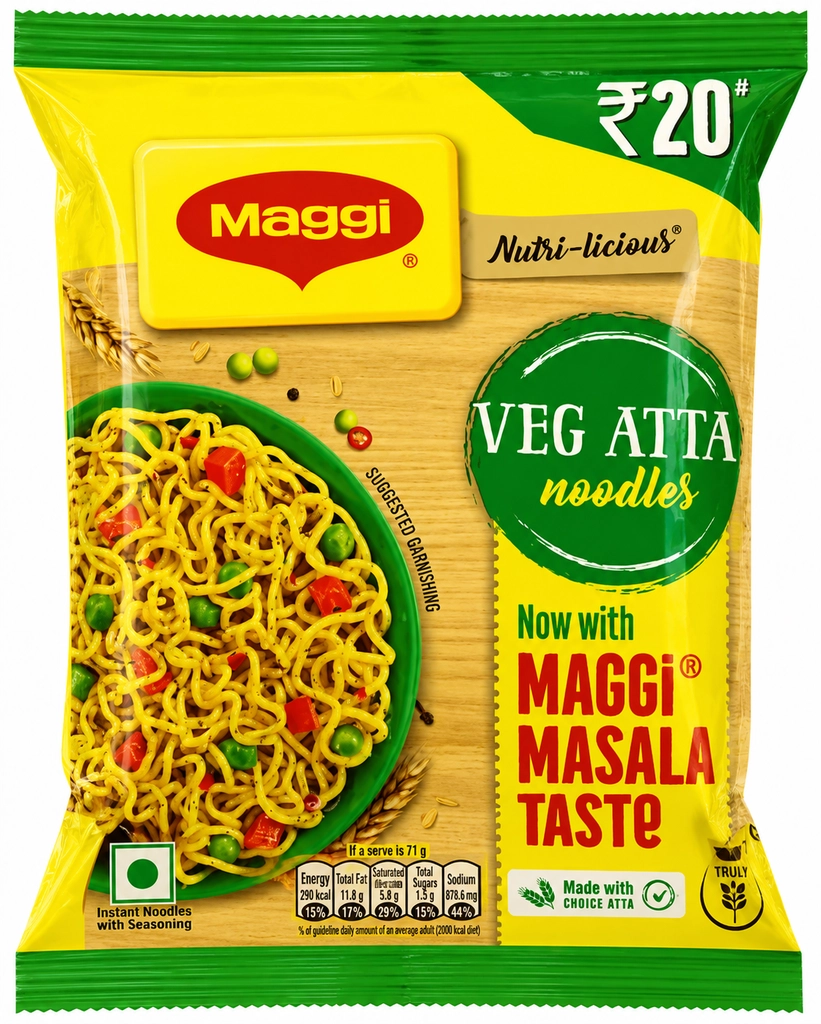 VEG ATTA NOODLES