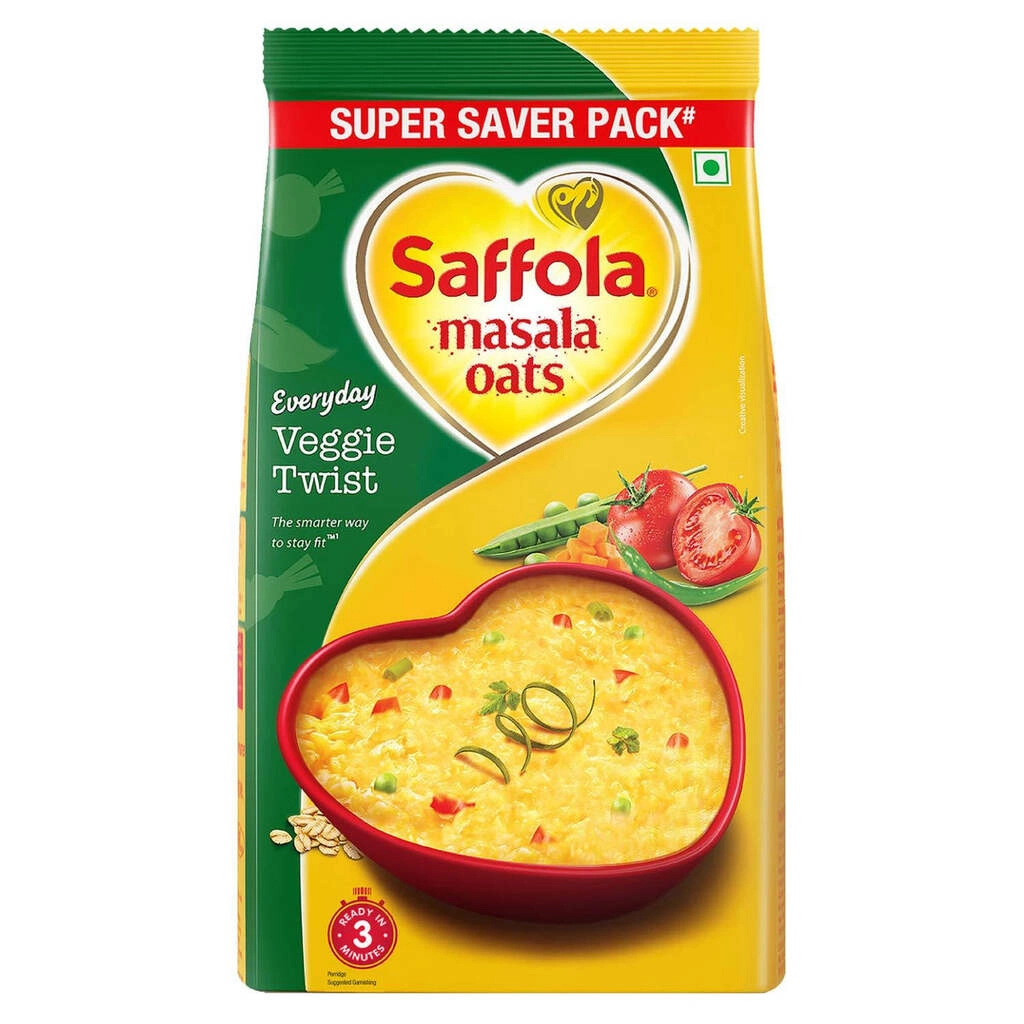 Saffola Veggie Twst Oats 500G