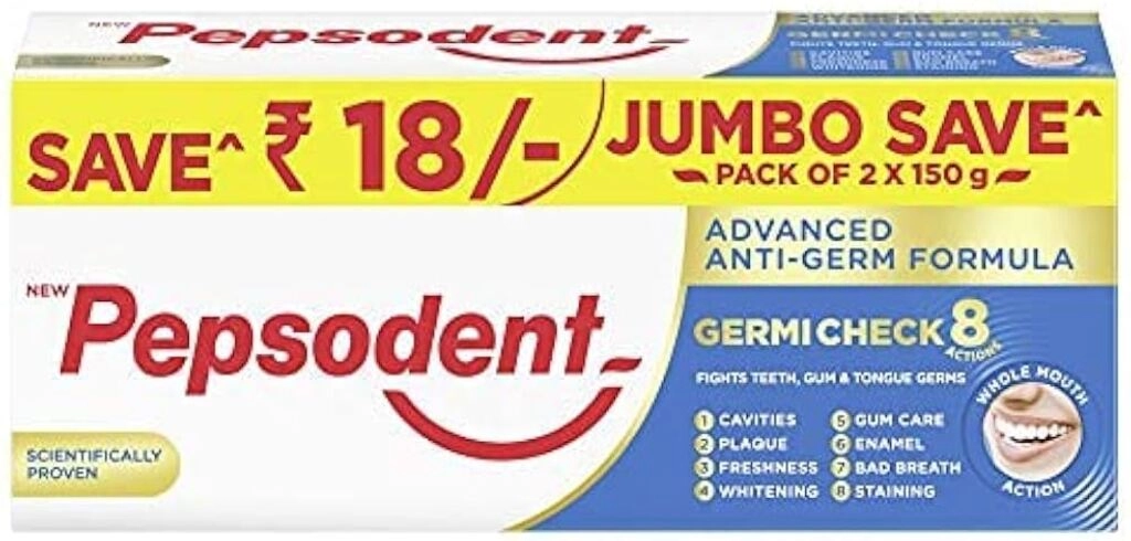 Pepsodent Germi Chck Tp 150*2