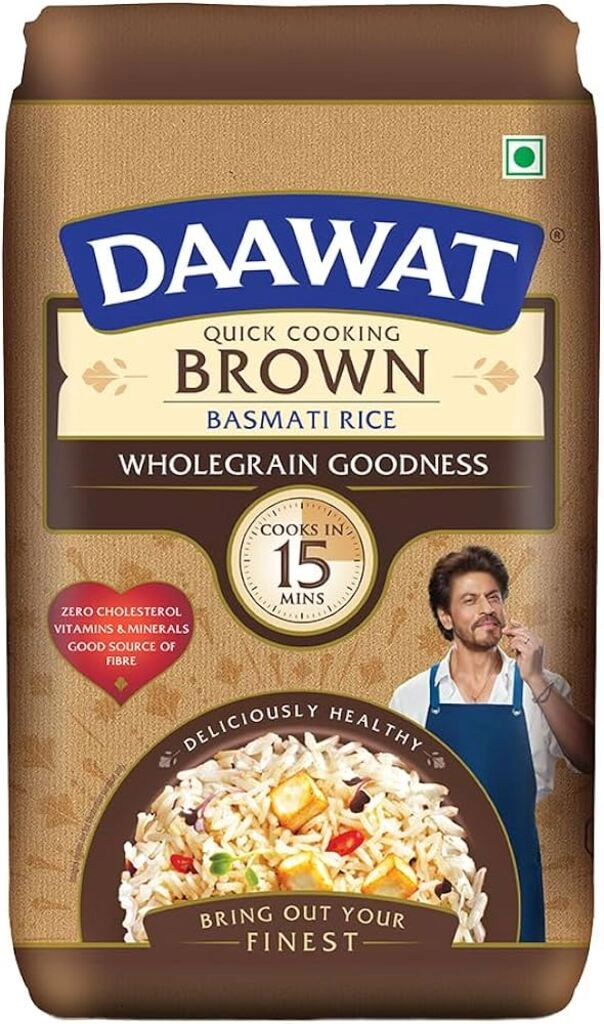 Daawat Brown Basmati Rice 1Kg