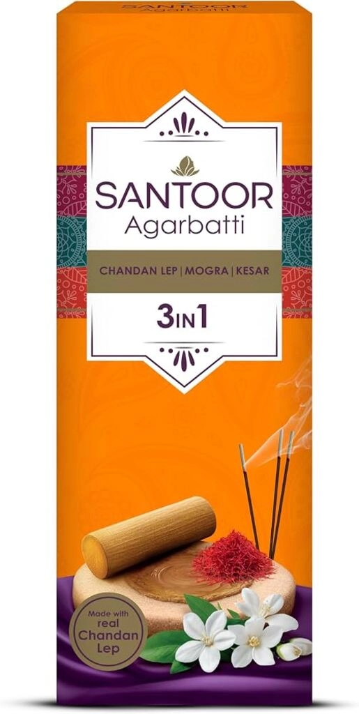 Santoor Chan+Mogra Agar 125Gm