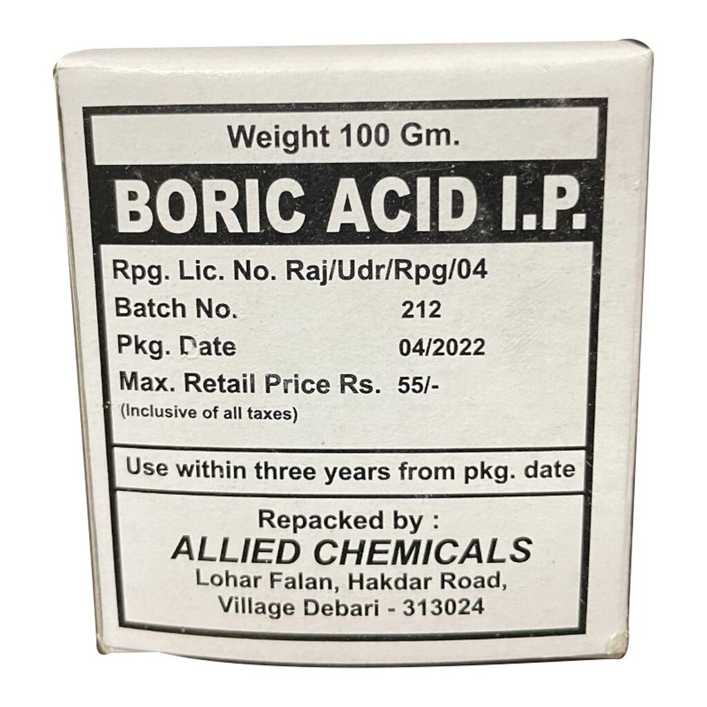 Boric Acid Powder 100Gm