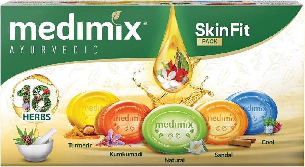 Medimix Ayur Skin Fit 125Gm*5