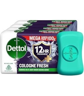 Dettol Cologne Soap 100Gm*4+1