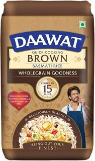 Daawat Brown Basmati Rice 1Kg