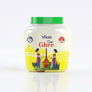 Vikas Cow Ghee 500 Ml Jar