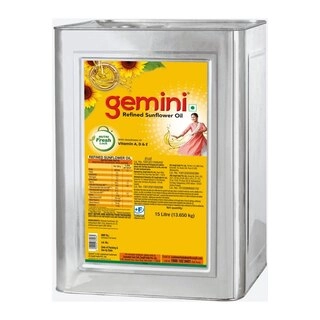 Gemini Sun Oil Tin
