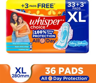 Whisper Choice Xl 36 Pad