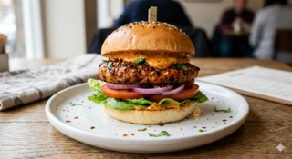 Spicy Tandoori Delight Burger