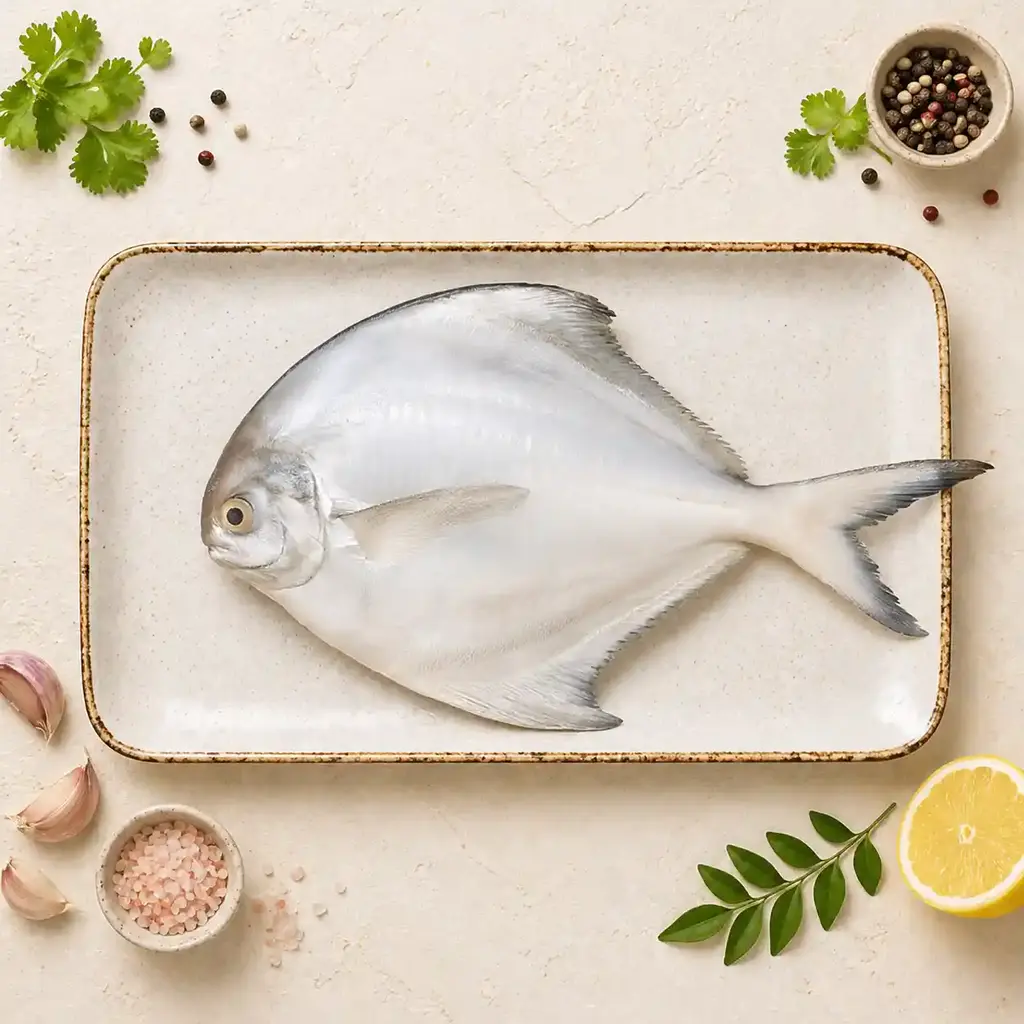 White Pomfret / Maanji / Maaji/Vavval/Avoli