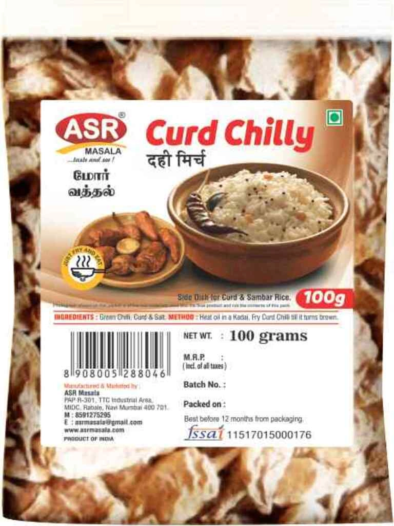 Curd Chilli Pp