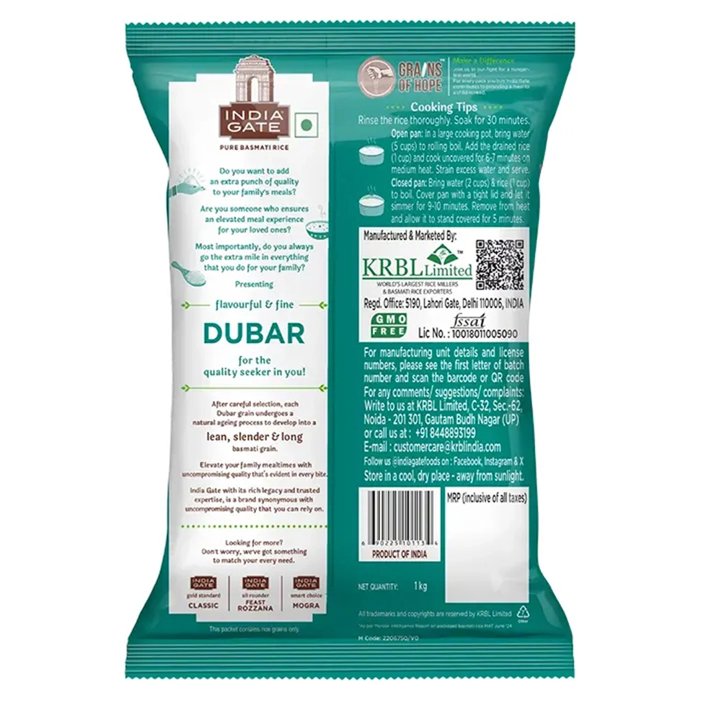 Dubar Basmati Rice Pp