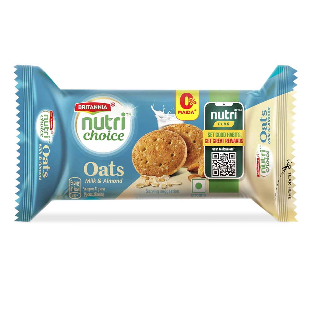 Nutri Choice Oats Milk - Almond Biscuits Pp