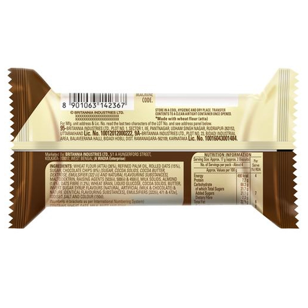 Nutri Choice Oats Chocolate - Almond Biscuits Pp