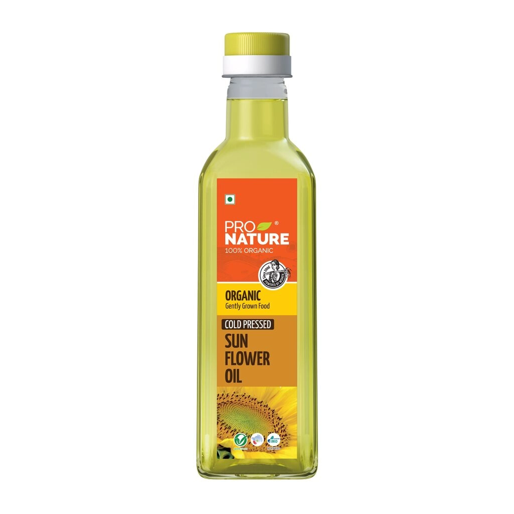 Organic Cold Pressed Sunflower Oil