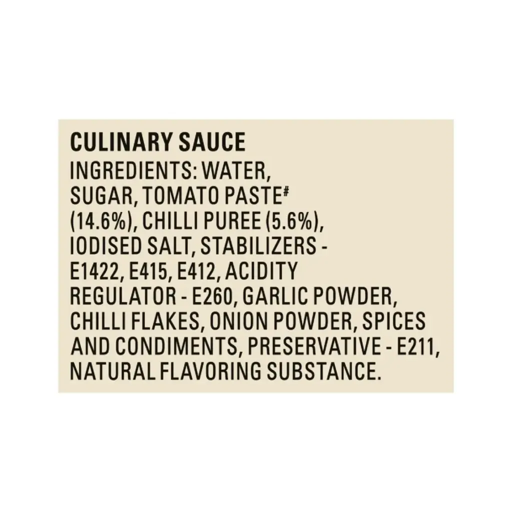 Sweet Spicy Sauce