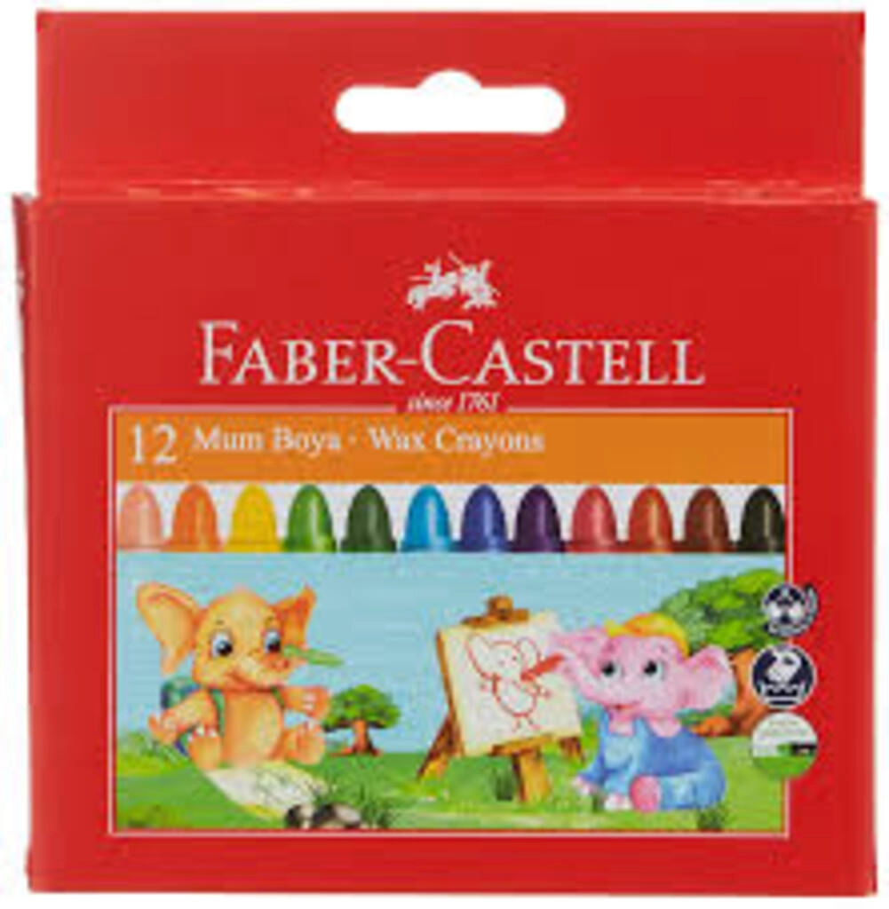 12 Jumbo Wax Crayons