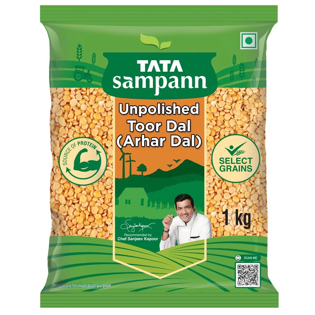 Sampann Toor Dal (unpolished Arhar Dal) Pp