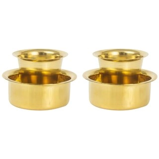 BRASS COFFEE DABBA SET