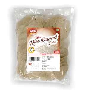 MINI RICE PAPAD JEERA PP