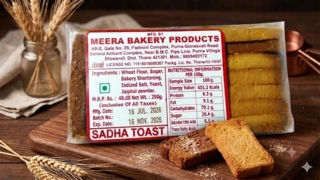 Meera-B.Toast Sadha 250Gm