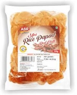 Mini Rice Papad Red Chilli