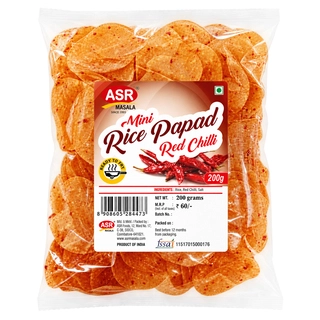 Mini Papad Red Chlilly