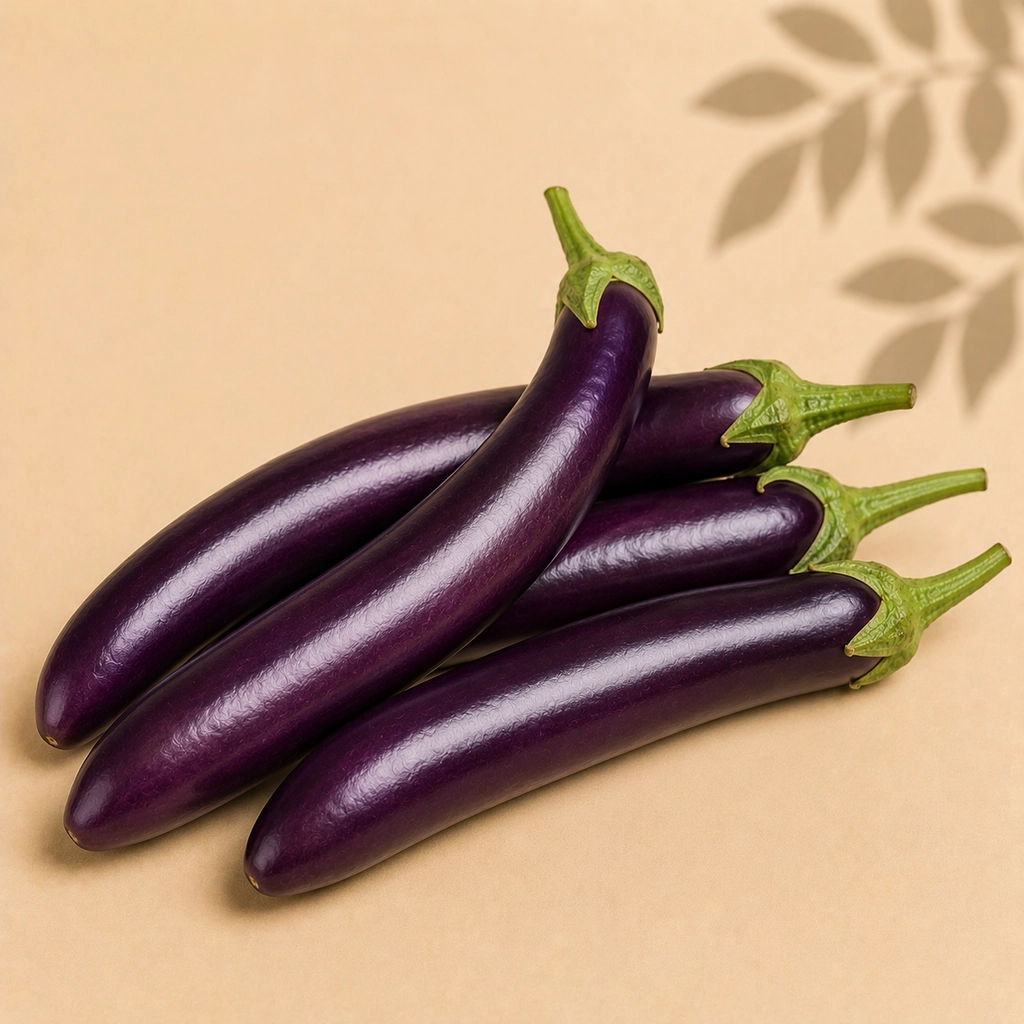 Long Brinjal Pennadi / Podugu Vankaya