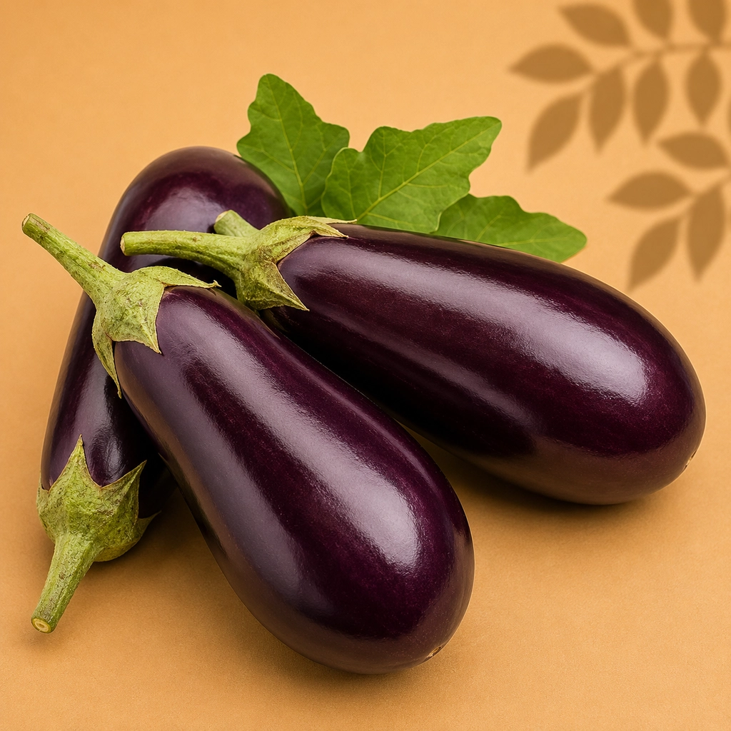 Brinjal Barta Purple / Purple Eggplant