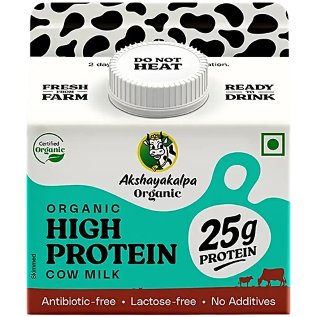 Organic High Protein Cow Milk