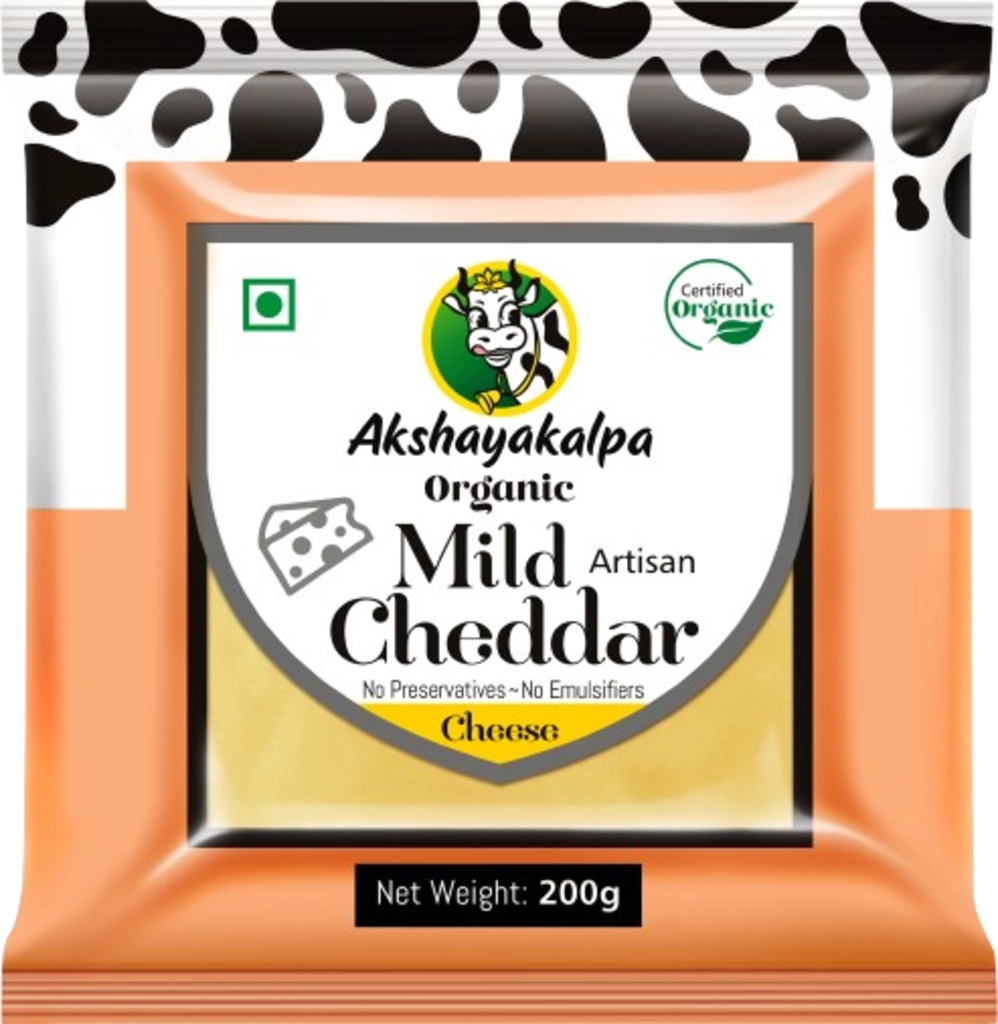 Organic Artisanal Mild Cheddar Cheese Slices