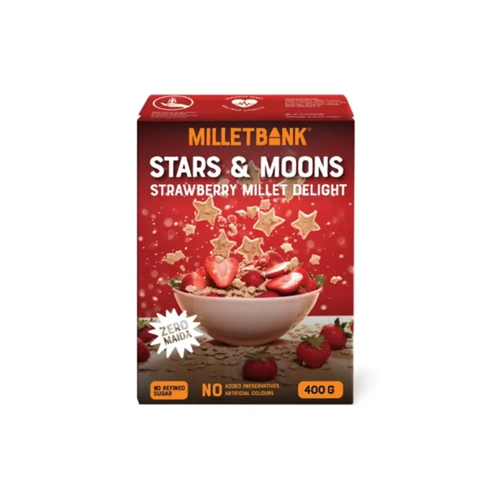 Stars and Moons Strawberry Millet Delight