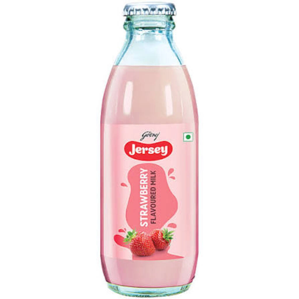 Jersey Strawberry Flavoured Milk
