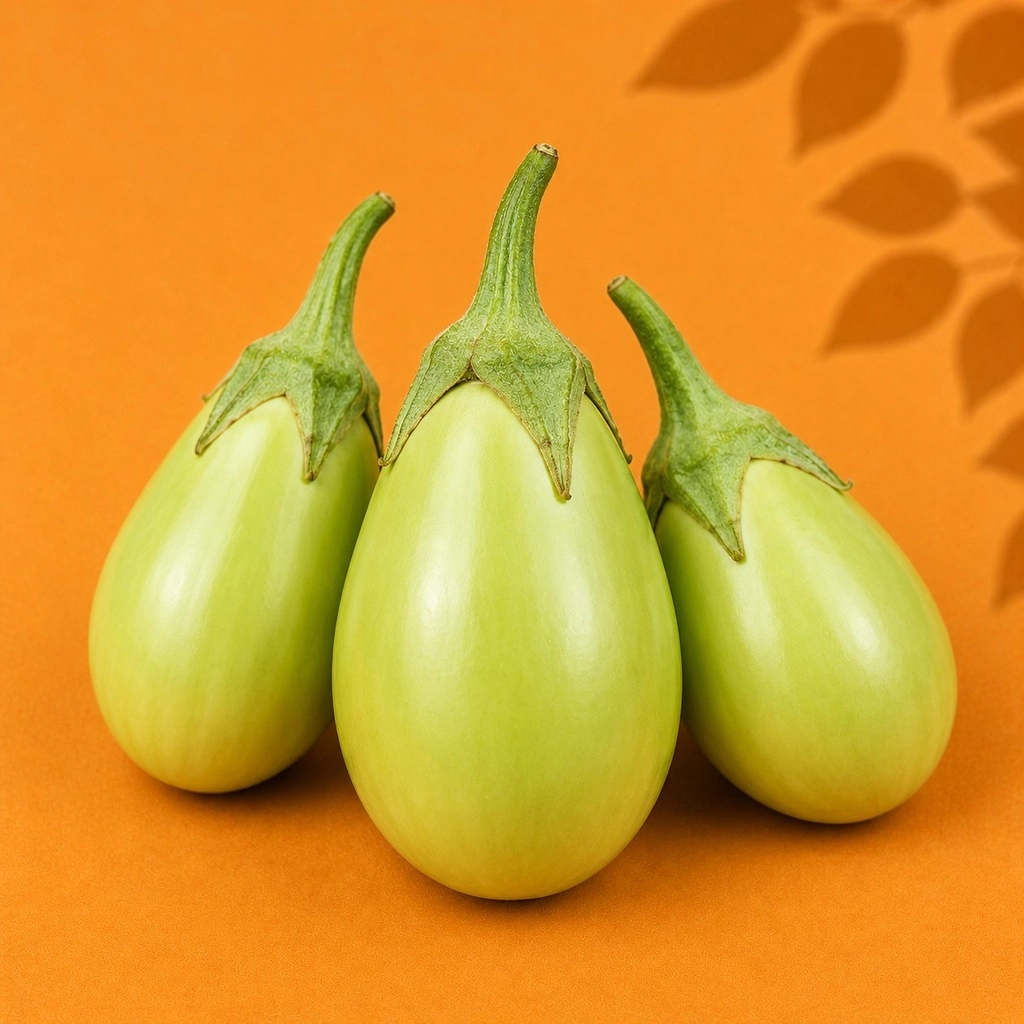 Green Brinjal / Green Vankaya