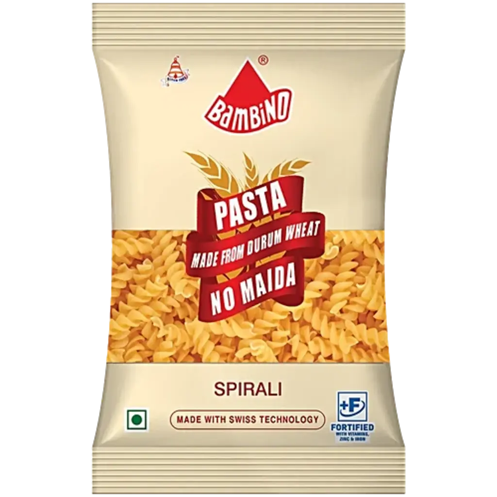 Bambino Durum Wheat Spirali Pasta,  Pouch