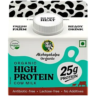 Organic High Protein Cow Milk